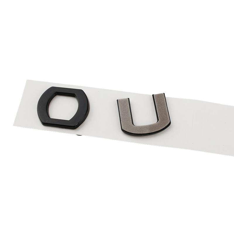 Car Front Head Hood ABS Letters Logo Words Decals Sticker For Mitsubishi OUTLANDER 2013-2019 Emblem Badge Styling Accessories