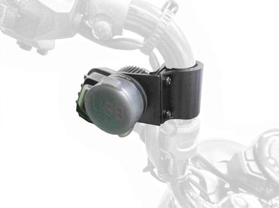 Kit porta USB per hub per bici Kijima, doppia porta, tipo Total CT125 Hunter Cub DC5V/4A (Modello JA55/JA65) 304-6302