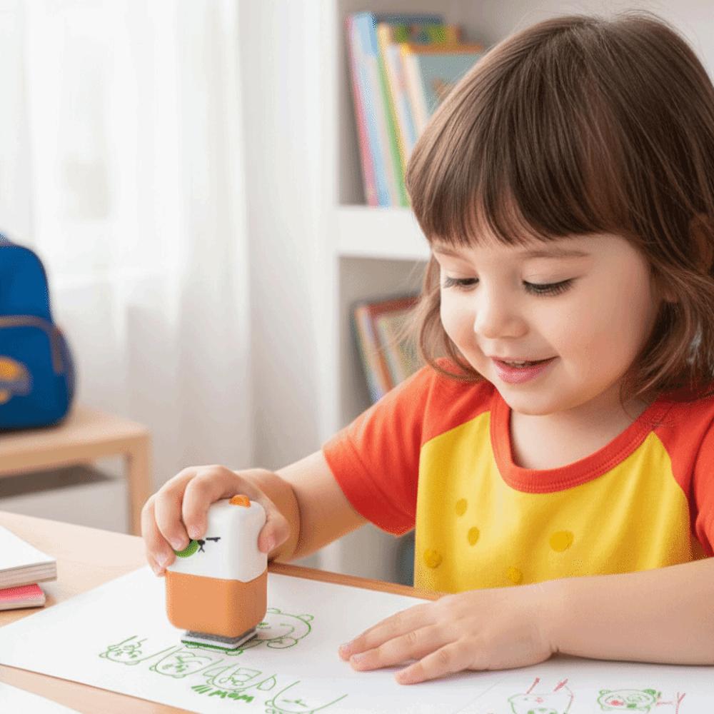 Drawing Doodle Graffiti Cartoon Roller Seal Roller Sealing Painting Graffiti Gifts Toy  Journaling