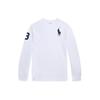 Polo Ralph Lauren Kinder T-Shirt Ss23 Logo Bestickt Rundhalsausschnitt Langarm Kinder Tops Weiß 323853891-009