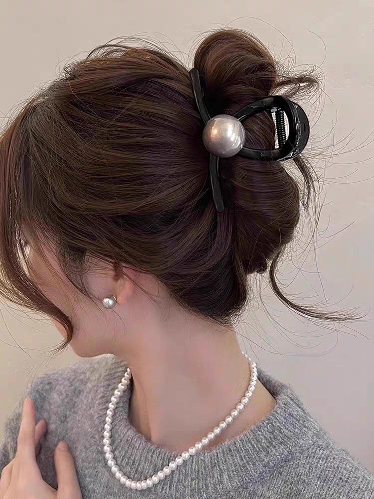 2025 Leopard Print High-End Large Shark Hair Clip for Women