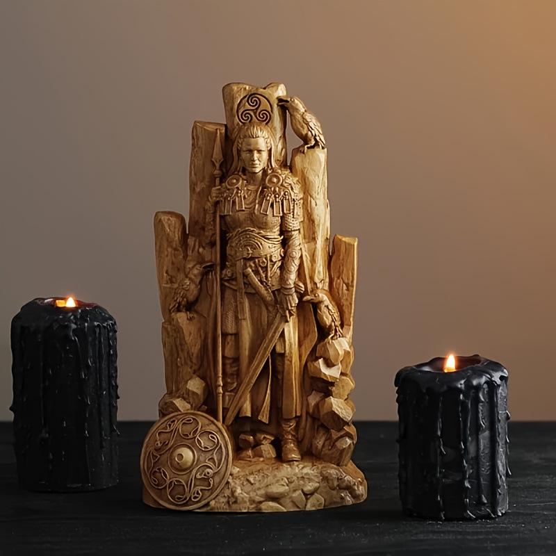Nordic Icon Resin Statue: Office Ornament & Decoration