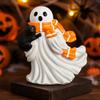 Funny Design Halloween Ghost Statue Cartoon Resin Ghost Figurine  Festive Atmosphere