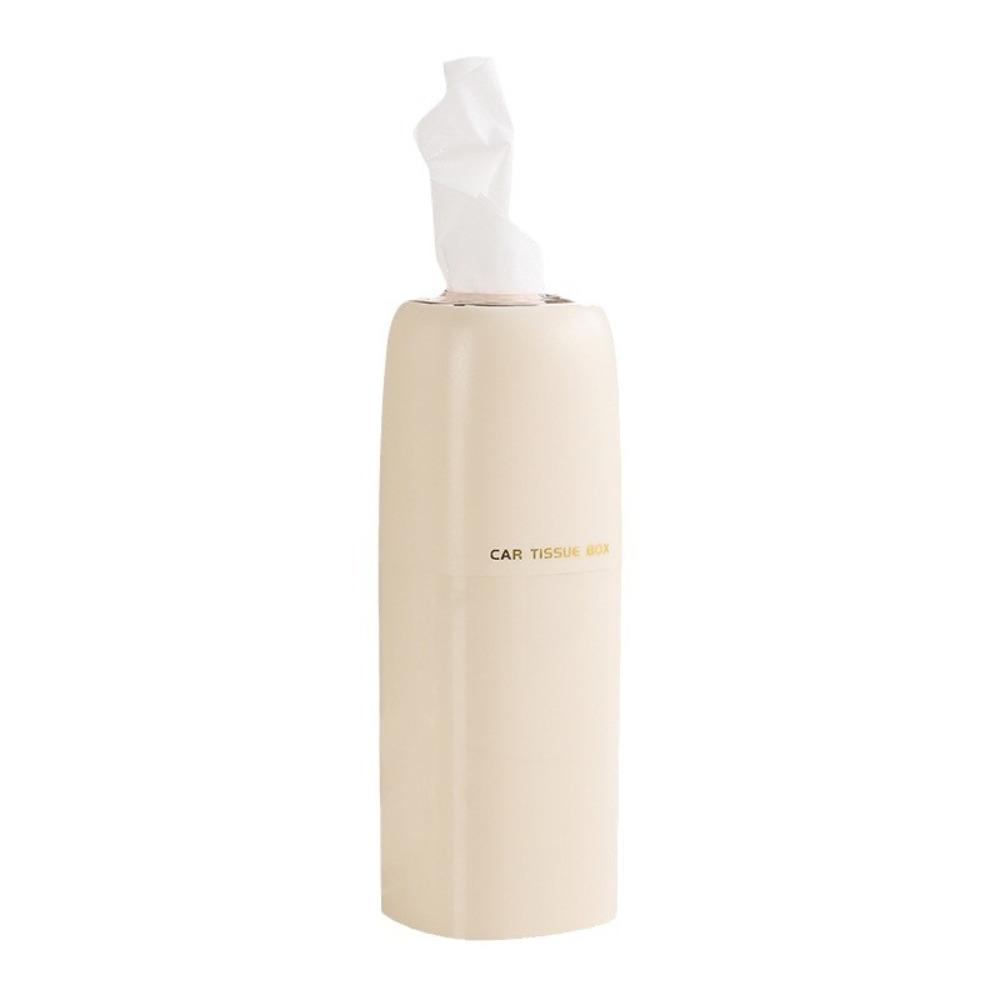 Refillable Car Tissues Cylinder Cup Holder Compact Tissues Box Round Tube Tissue Container  Travel