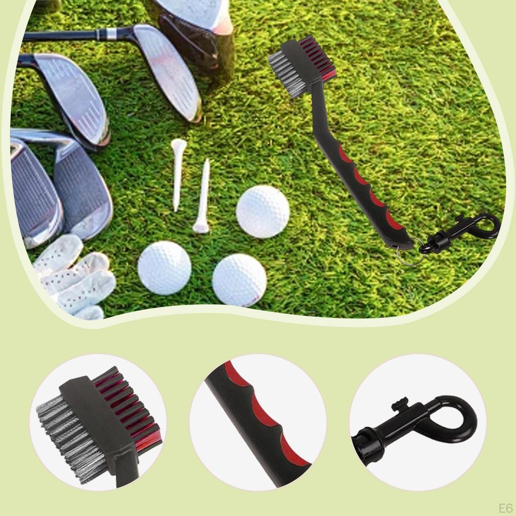 Golf Club Brush Cleaning Tool Comfortable Grip Putting Golfing Equipment Easily Attached To Bag