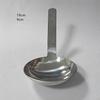 Stainless steel short handle hammer patterned large round drinking spoon, big head soup spoon, food grade extended dining spoon, household spoon