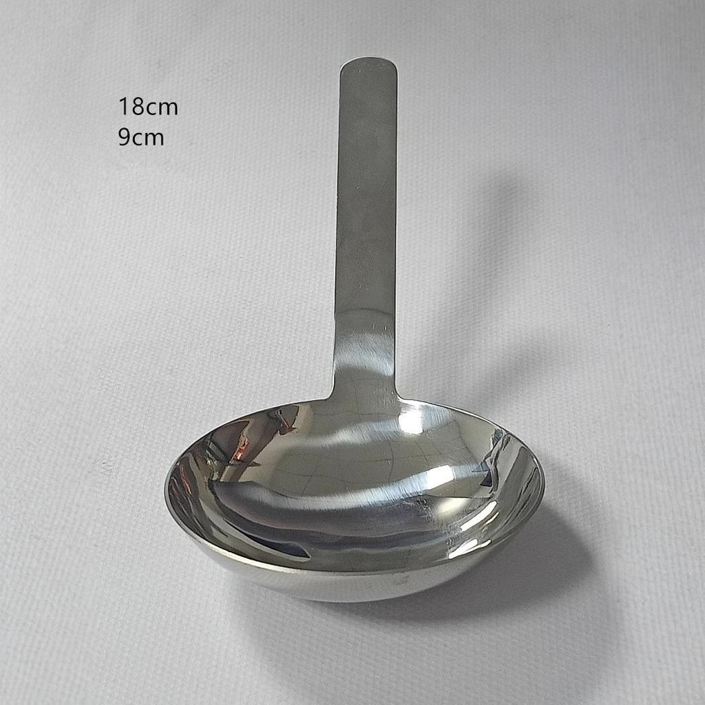 Stainless steel short handle hammer patterned large round drinking spoon, big head soup spoon, food grade extended dining spoon, household spoon
