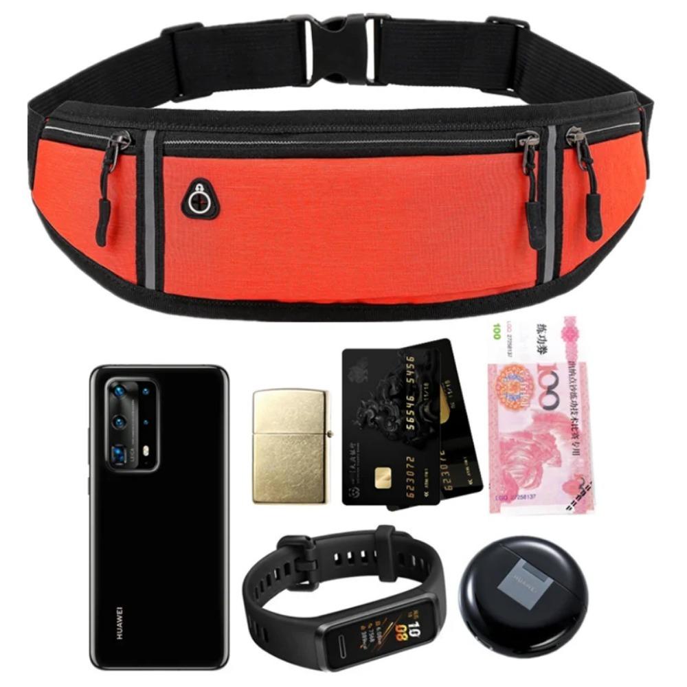 Pochete esportiva profissional para corrida, cinto, capa para celular, homens, mulheres, bolsa escondida, academia, bolsa esportiva, cinto de corrida, pochete