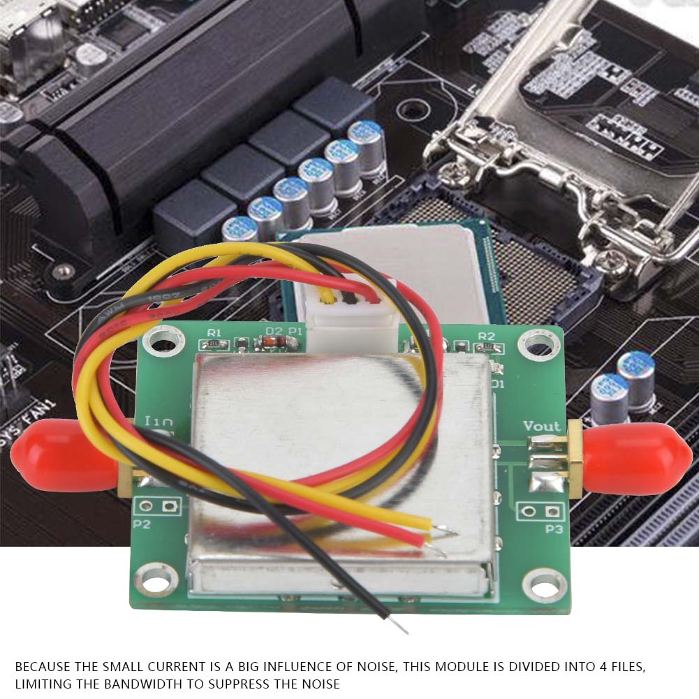 TLC2201 Module I V Converter TIA Transimpedance Amplification pA nA uA mA 4 Gear Optional