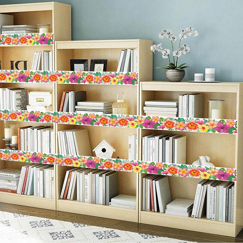 10 Colors 60 Feet Self Adhesive Border Classroom Decors Border Trim Sticker Flowers Trim Border Bulletin Board Border Trim
