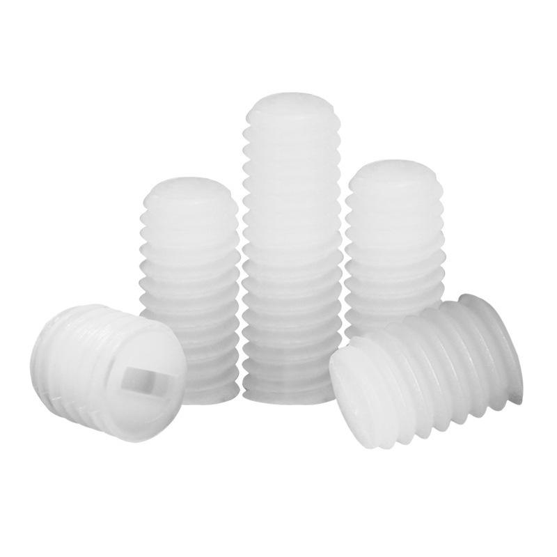 

100pcs/set Versatile Flat Point Nylon Slotted Set Screw Set For Wide