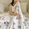 LISM Lamb Fleece Milk Velvet Throw Blanket