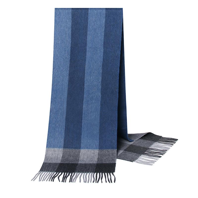 2025 British Plaid Wool Scarf for Men & Women - Warm, Autumn/Winter Style
