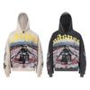 Godspeed Retro Skull Print Hoodie - Unisex Streetwear Pullover Jacket