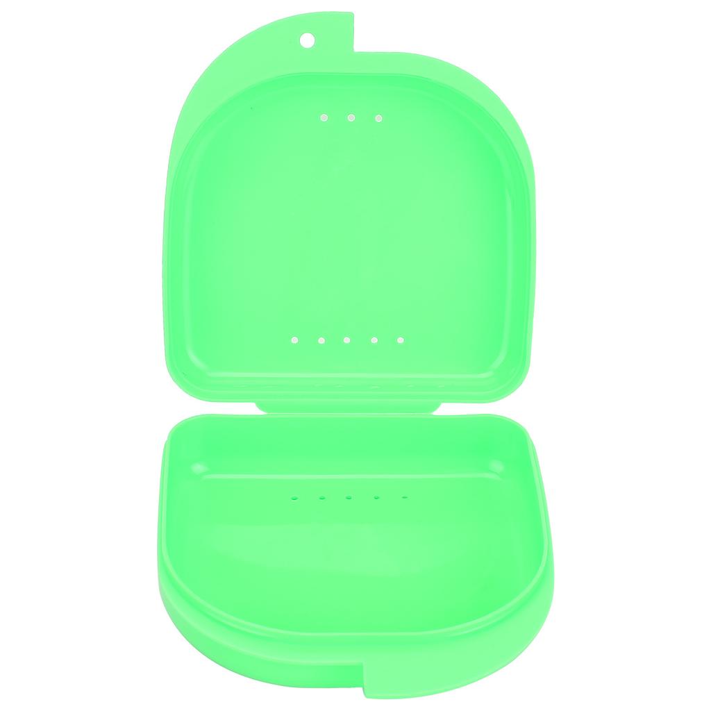 Plastic Dental Retainer Box Orthodontic Dental Retainer Portable Storage Box with Vent Holes