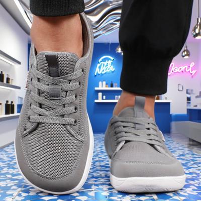 Fashion Men Wide Barefoot Shoes Outdoor Trail Non-Slip Running Sneakers Breathable Minimalist Casual Wide Toe Shoes