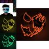 Premium Face Mask With Led Light Ideal For Halloween Dance Party Cosplay Decor