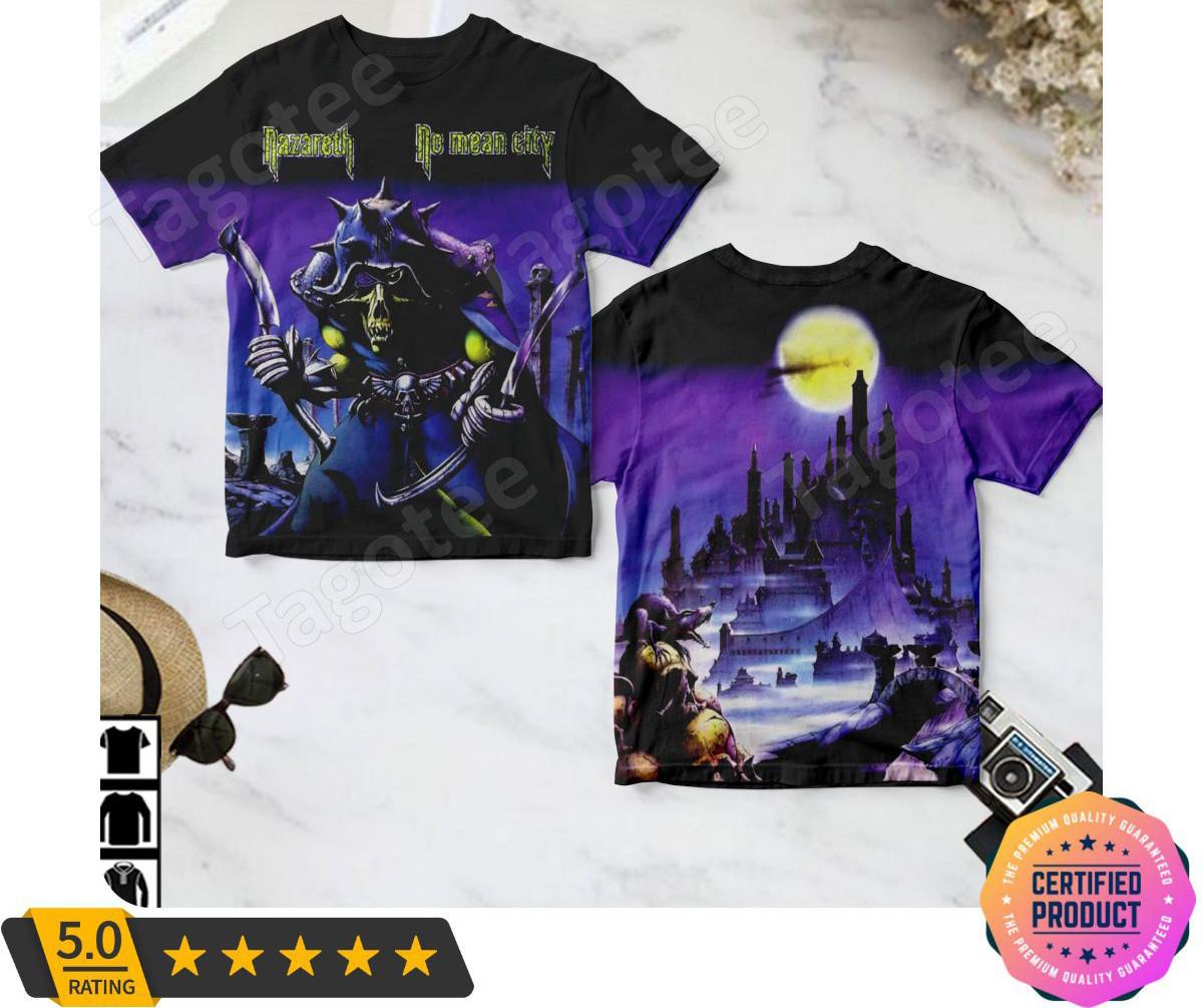 Nazareth No Mean City Album Cover 3D T-shirt S to 5XL 2F1791 L