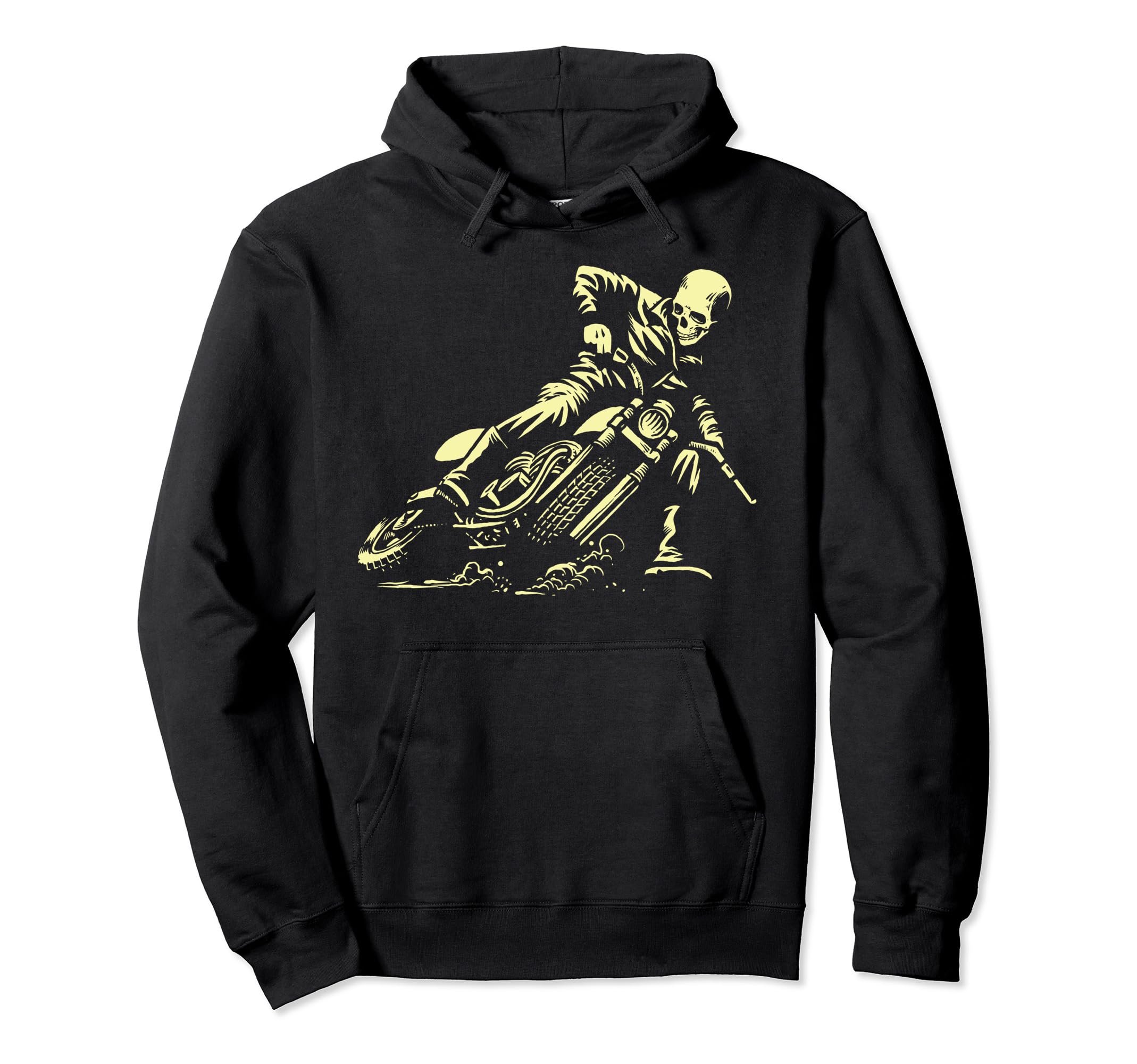 

Cafe Racer T-Shirt - Ghost Drift Rider - Vintage Motorcycle Hoodie