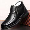 Men's shoes leather thickened velvet winter warm cowhide cold boots men's wool cotton shoes cotton boots warm snow boots