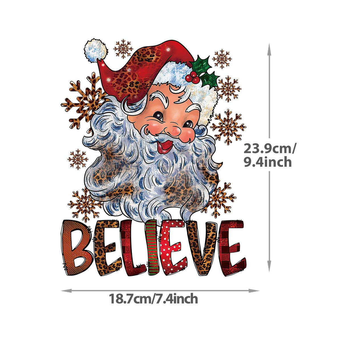 

Різдвяні нашивки Зимові наклейки Мистецтво Ремесла Прасування одягу Аплікація Термоклейка Переказка Аксесуар своїми руками Праска на Переказ Подарунок