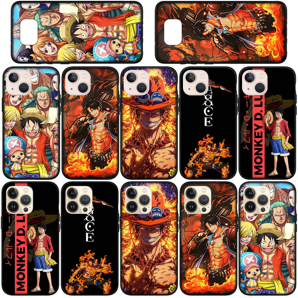 Phone Case for iPhone 17 15 16 Plus Redmi Note 14 12 11 13 Pro Max Huawei P30 P20 Lite Y9 OPPO A60 A40 A80 A38 A54 A17 Ace One Pieces Luffy Cover