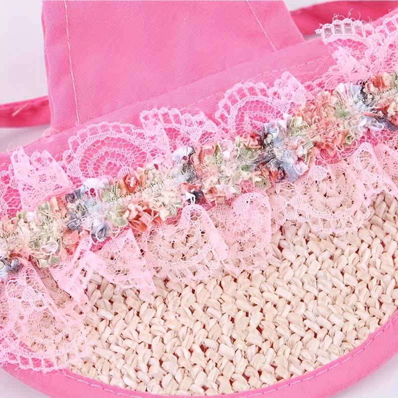 Adjustable Dog Baseball Cap Outdoor Cute Pet Hat for Cats Dogs Breathable Pet Sun Hat with Ear Holes Puppy Headwear Pet Supplies