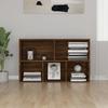 VidaXL Bibliothèque-Buffet chêne marron 50x25x80 cm bois d'ingénierie 826613