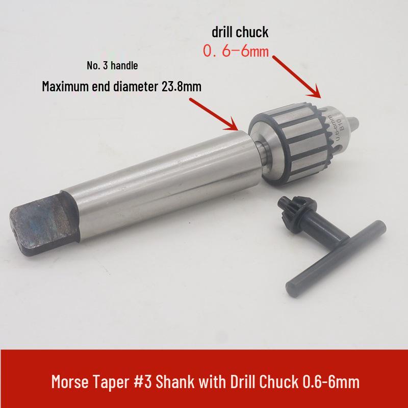 Morse Taper Shank Drill Chuck Set 1-13mm with Bench & Magnetic Drill Compatibility