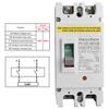 Heschen DC Molded Case Circuit Breaker MCCB HSM1PV-250, 2-Pole DC550V, Voltage Breaker for Solar PV Systems, Solar Panels, and Grid Systems (200A)