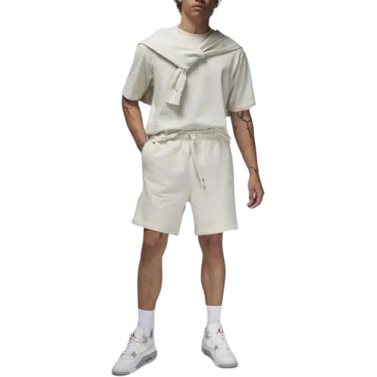 Jordan Casual Shorts Men's Oats Heather Gray FJ0701-141