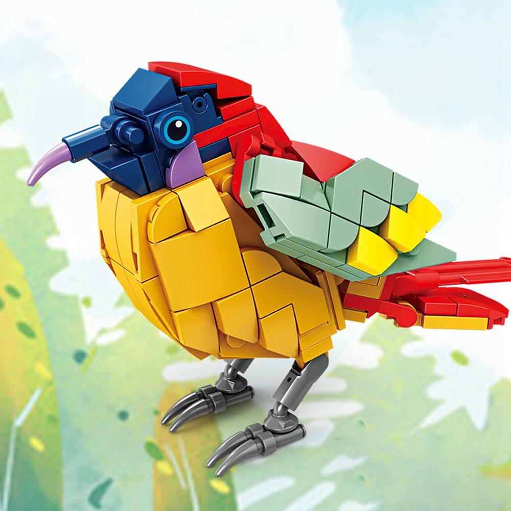 3D Cartoon Tier Set Bausteine - 3D Lebensecht, zur Schreibtischdekoration & zum Verschenken, Pädagogische Bausteine für Kinder