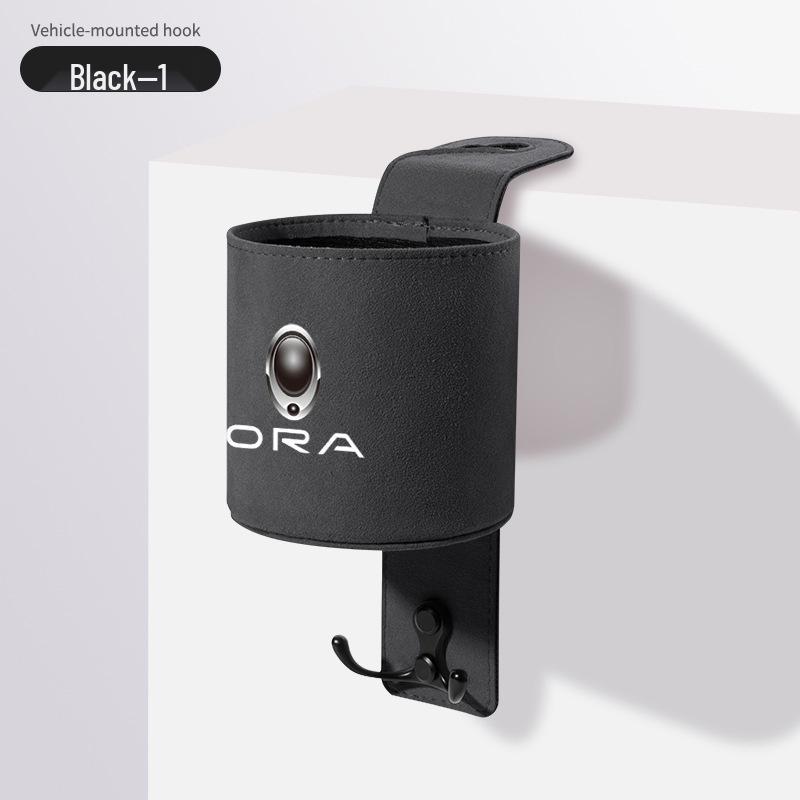 Porte-gobelet de voiture ORA: Compatible avec Chat Bon, Chat Ballet, Chat Blanc, Chat Noir; Comprend Porte-gobelet et Crochet pour sac de dossier de siège auto.