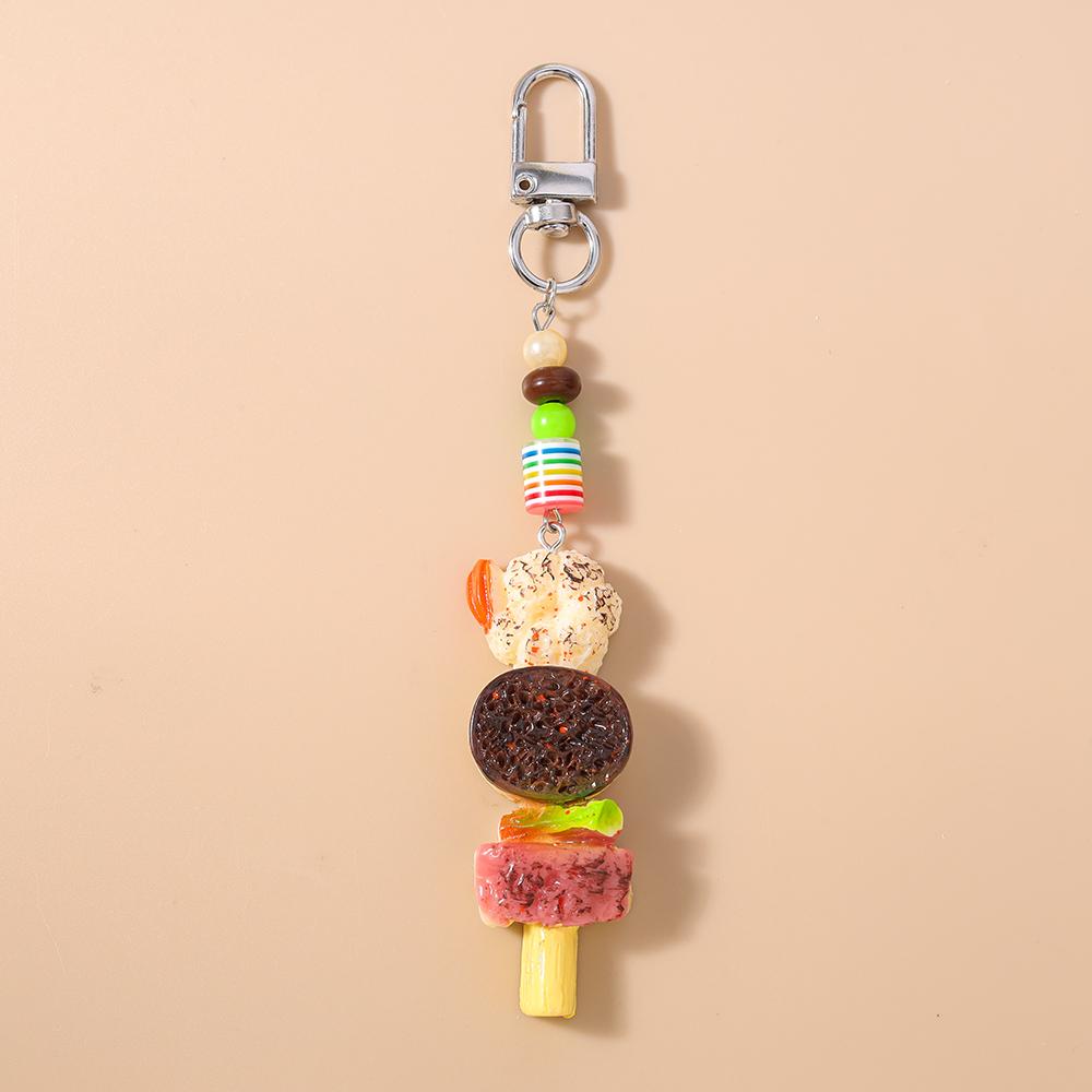 New Simulation Popsicle Ice Cream Keychain Chocolate Key Ring Pendant for Women Girls Handbag Decor DIY Kid's Jewelry Gifts