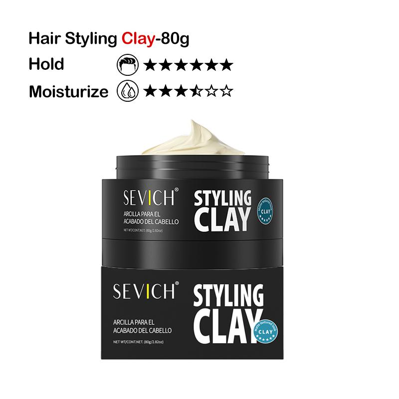 SEVICH 80 g Haarstyling-Matte-Haar-Ton. Dauerhafter Stereotyp-Matt-Ton, starker Halt, einfache Reinigung, praktisch und glatt