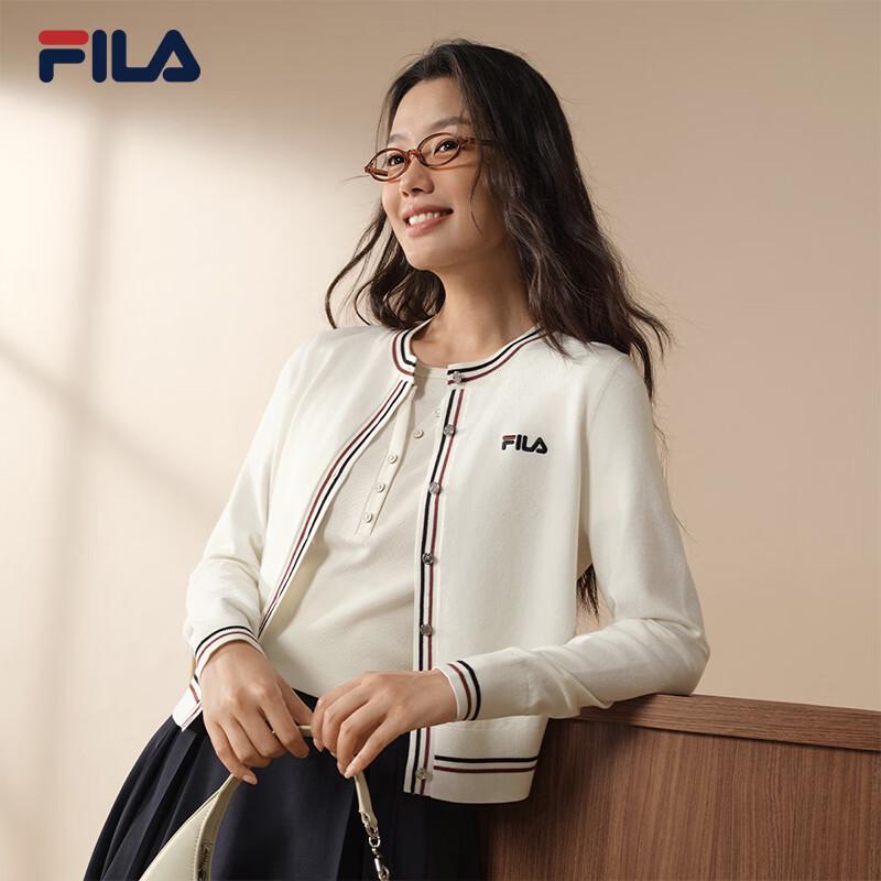 FILA Women's Knitted Cardigan Sweater