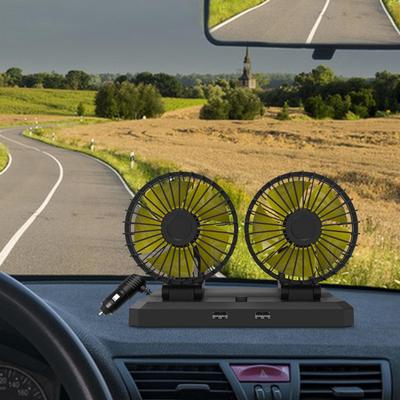 Automotive Car Cooling Air Circulator Fan 360° Rotation Portable Powerful Quiet for Dashboard