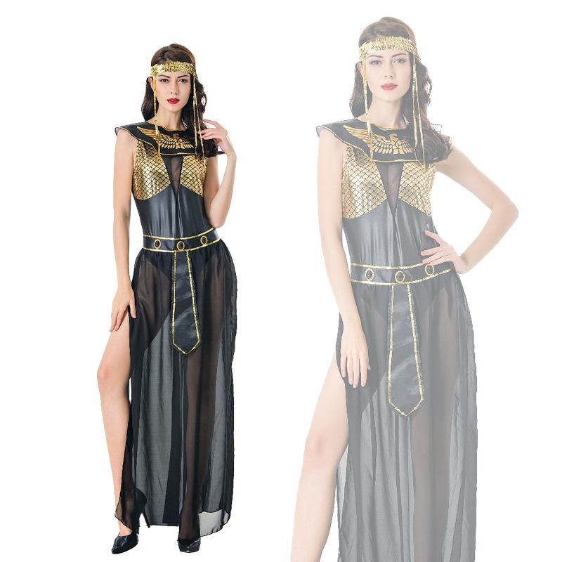 Halloween Cleopatra Costume Masquerade Female Ancient Greek Egyptian Muse Costume Party Costume