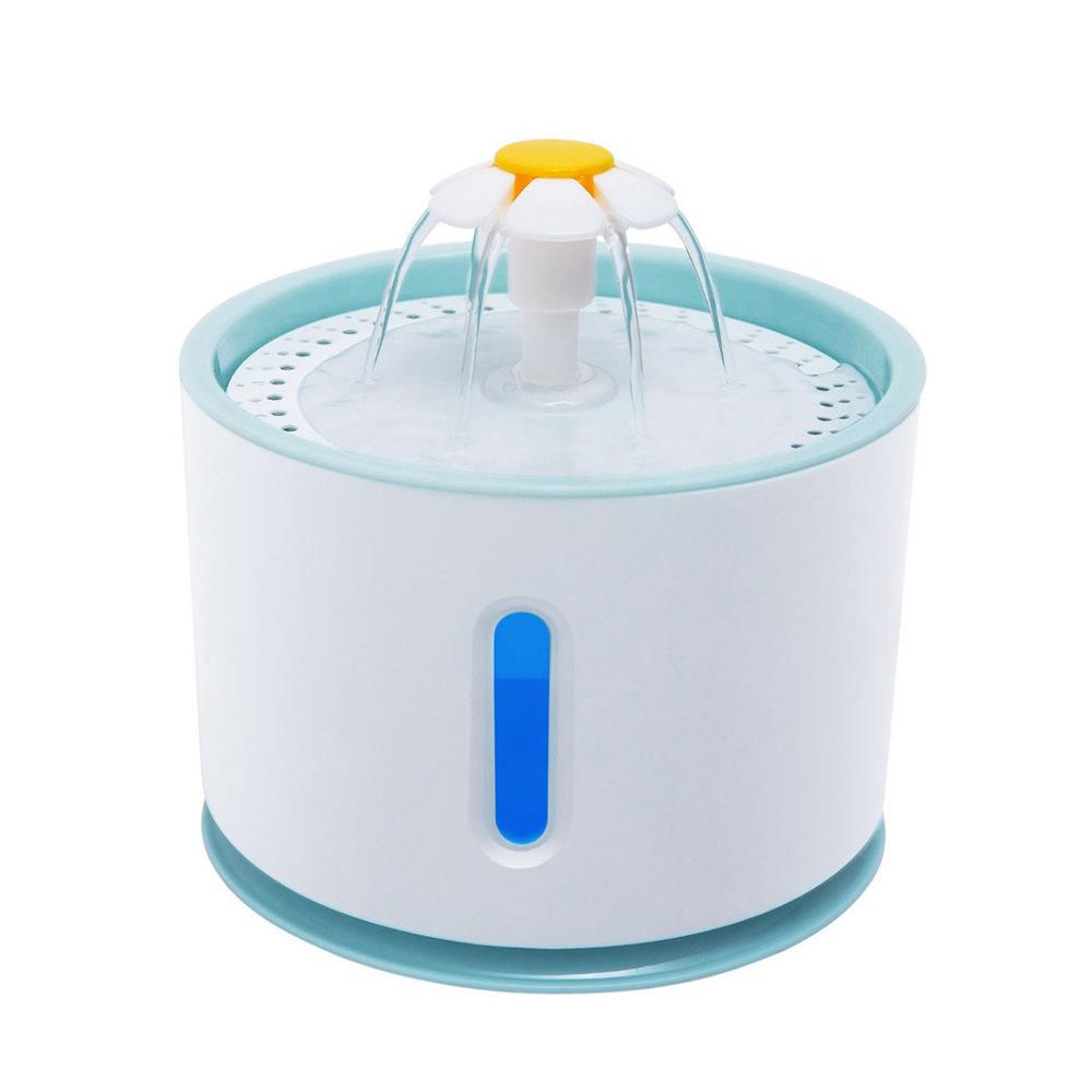 2,4L Leise Katzenwasserfontäne mit LED-Licht & Automatischer Abschaltung