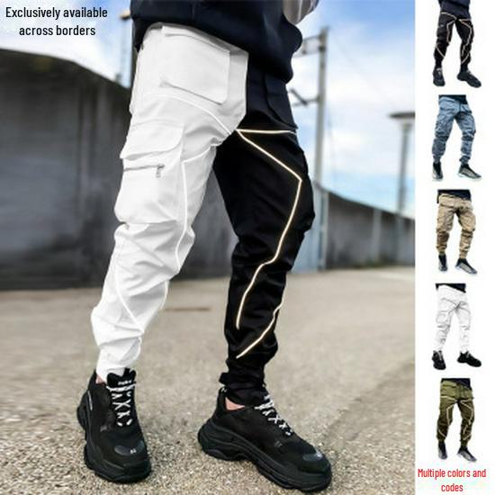 Men's Quick-Dry Sports Shorts with Invisible Zipper Pockets for Track and Field