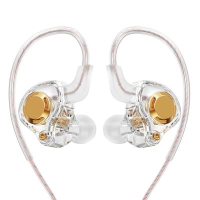 Bass Boosting Earphones 3.5mm Wire Earbuds With Silione Ear Tip For Audiophiles Comfortable In Ear Design Headsets