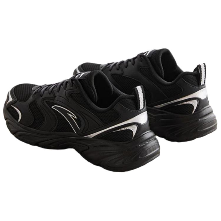 Anta OG800 Retro Fashion Non-Slip Wear-Resistant Breathable Low-Top Casual Running Shoes Men sneaker Black 912538821-4