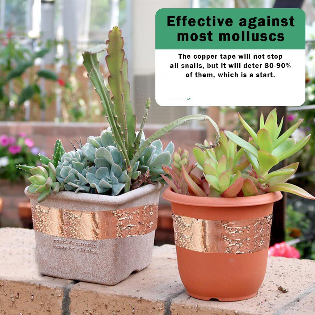 Anti-Snail Copper Tape, Protection Tape, Bed Plant Copper Copper Super Tape for Soldering and Snail