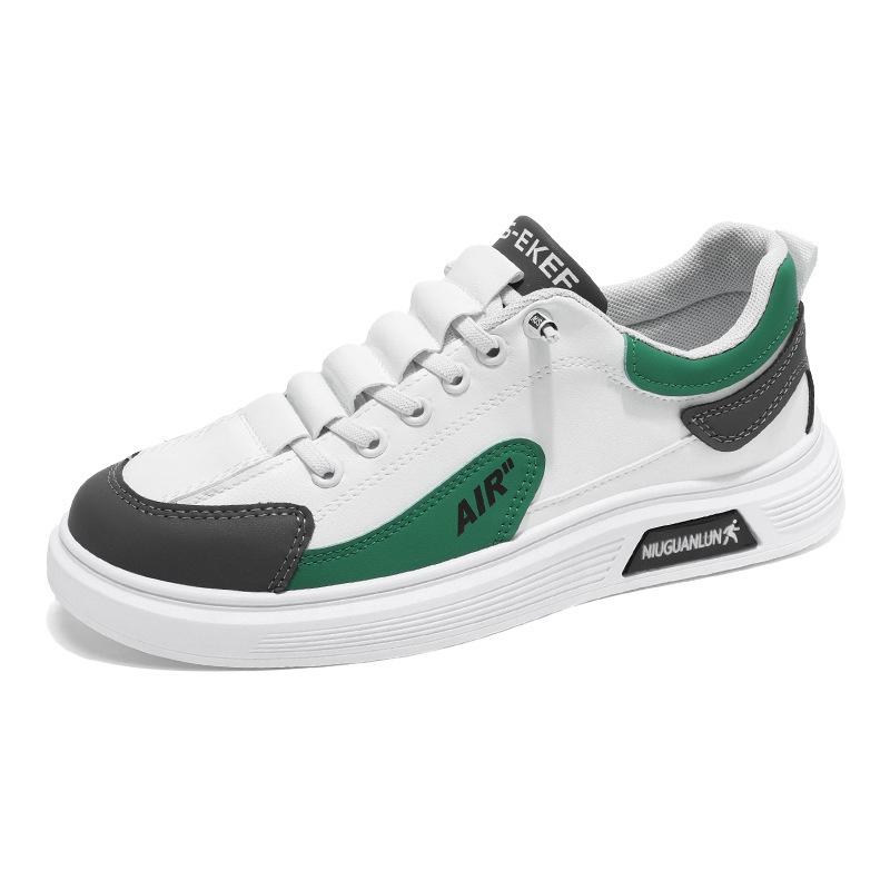 2025 color matching outdoor casual board shoes fashion low-top lace-up trendy shoes Korean version of youth travel flat men's shoes