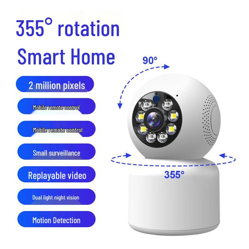 SMVP Wireless Wi-Fi Security Camera CN Plug (adapter Included)