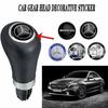 YVK5   Car Accessories Gearbox Control Lever Sticker Shift Handle Decals For Mercedes Benz AMG C E SClass W204 W205 W203 W211 W212 W213