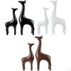 2Pcs Statue Craft Feng Shui Crafts Lucky Animal Figurines Sculpture for Mantel Home Tabletop Living