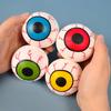 Halloween Augapfel Quetschspielzeug Realistischer TPR Stressabbau Ball Knebel Scherz Fidget für Kinder Erwachsene Tragbares Dekompressions-Gadget für Angst Partygeschenke
