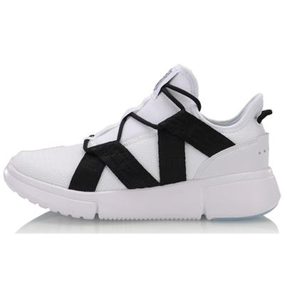 Li Ning Essence Low Breathable Low Top Vintage Basketball Shoes Women's Standard White AGBP054-1