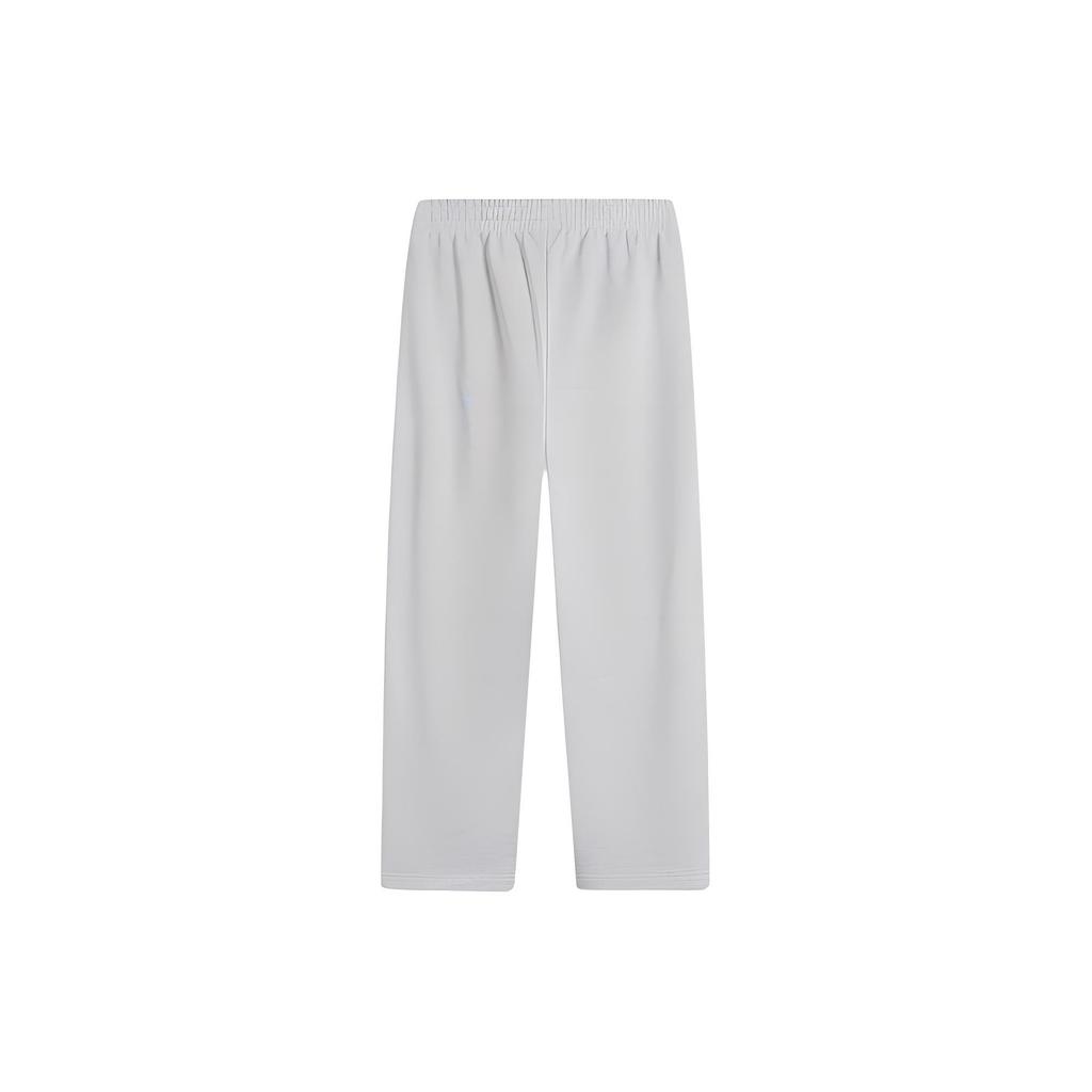 Li Ning Sports Life Collection Knitted Sweatpants Men's Heather Gray Light Smoke Gray AKLU701-3